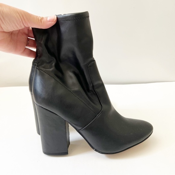 Marc Fisher Newbie Sock Ankle Leather Boots - Picture 15 of 16